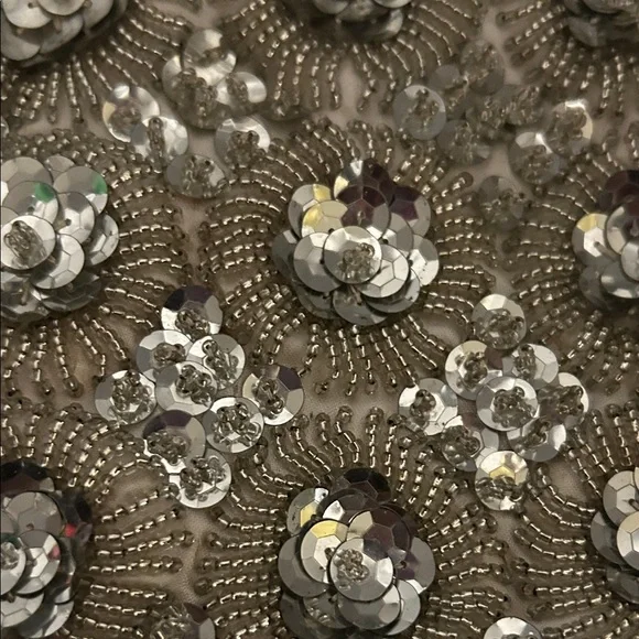 Bundle of Vintage Black & silver Beaded Evening Clutch - Elegant Women's Bag. - Picture 9 of 14